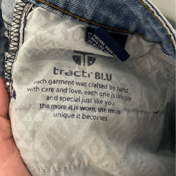 Gold sequin pockets jean shorts size 30 - Picture 10 of 11